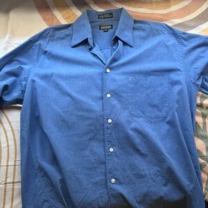 3/$10 Joseph & Feiss Blue Button-Up Shirt